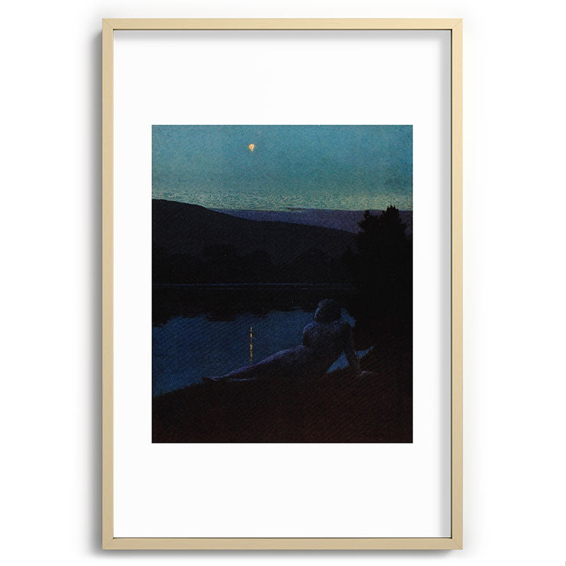 "The night follows along, with millions of suns, and sleep, and restoring darkness" (Margaret Cook) Framed Art Print