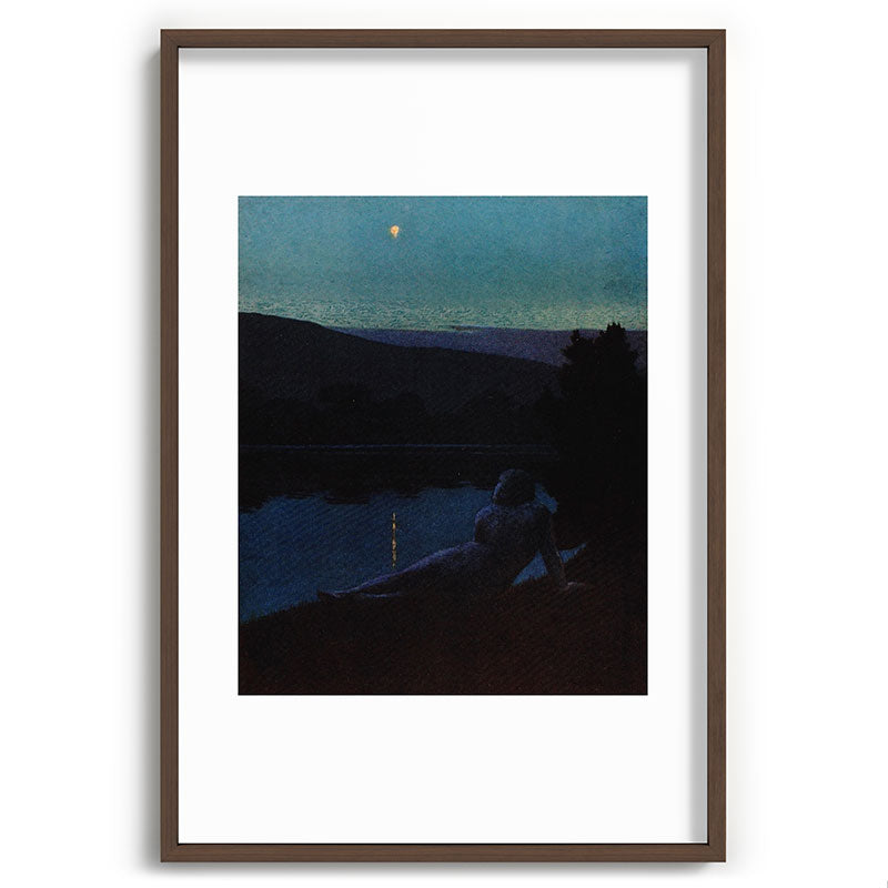"The night follows along, with millions of suns, and sleep, and restoring darkness" (Margaret Cook) Framed Art Print