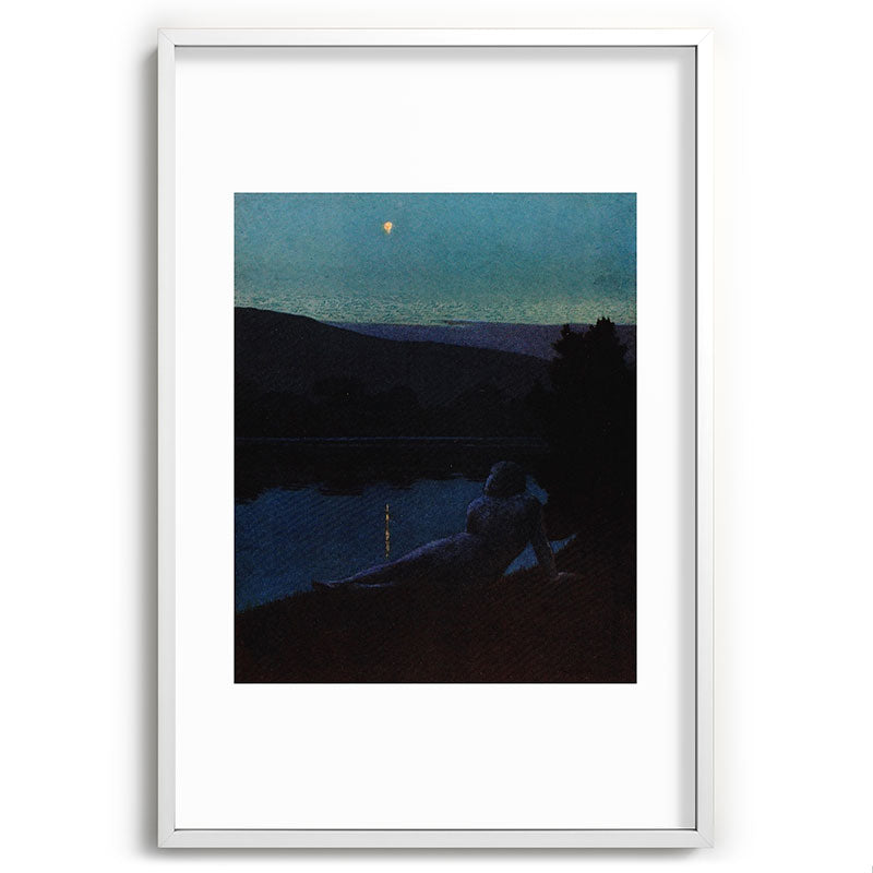 "The night follows along, with millions of suns, and sleep, and restoring darkness" (Margaret Cook) Framed Art Print