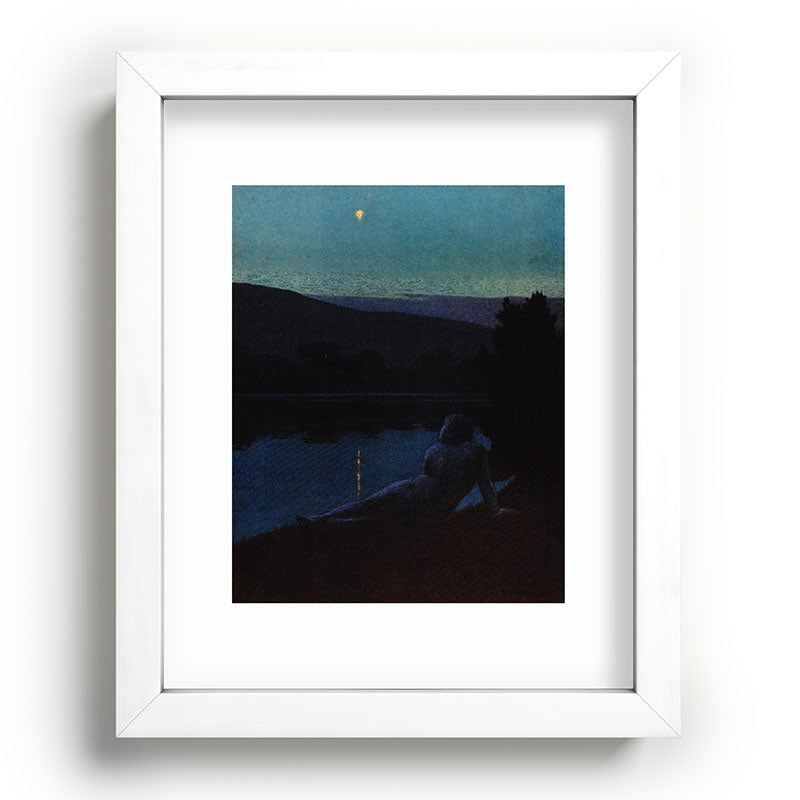 "The night follows along, with millions of suns, and sleep, and restoring darkness" (Margaret Cook) Framed Art Print