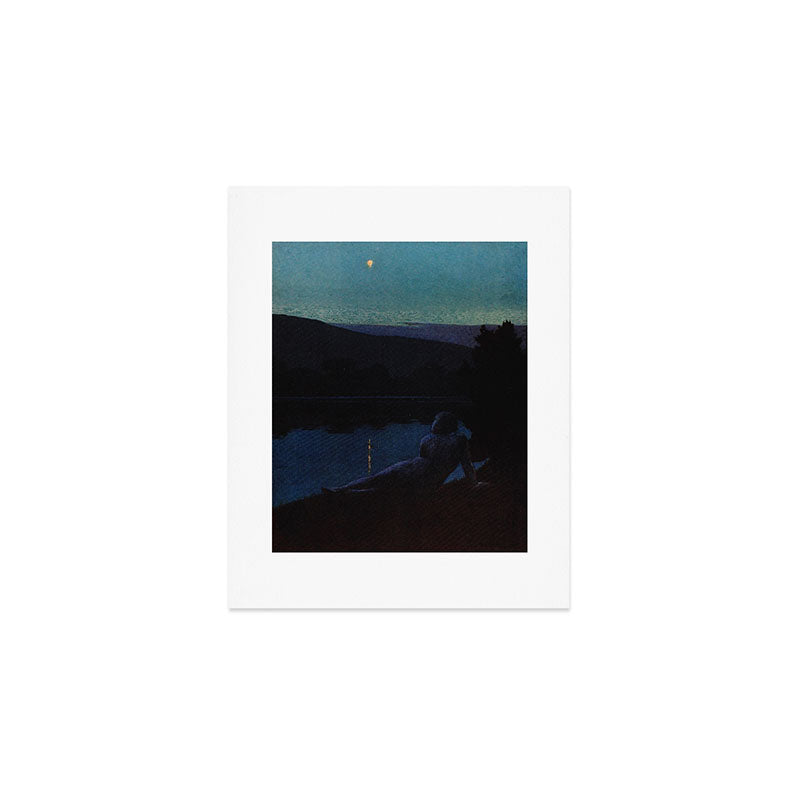 "The night follows along, with millions of suns, and sleep, and restoring darkness" (Margaret Cook) Art Print