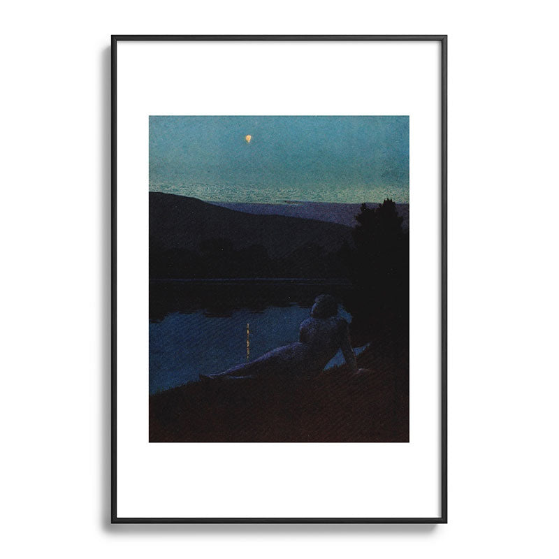 "The night follows along, with millions of suns, and sleep, and restoring darkness" (Margaret Cook) Framed Art Print