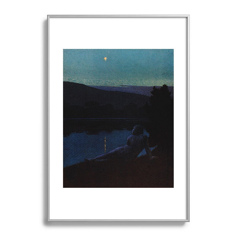 "The night follows along, with millions of suns, and sleep, and restoring darkness" (Margaret Cook) Framed Art Print