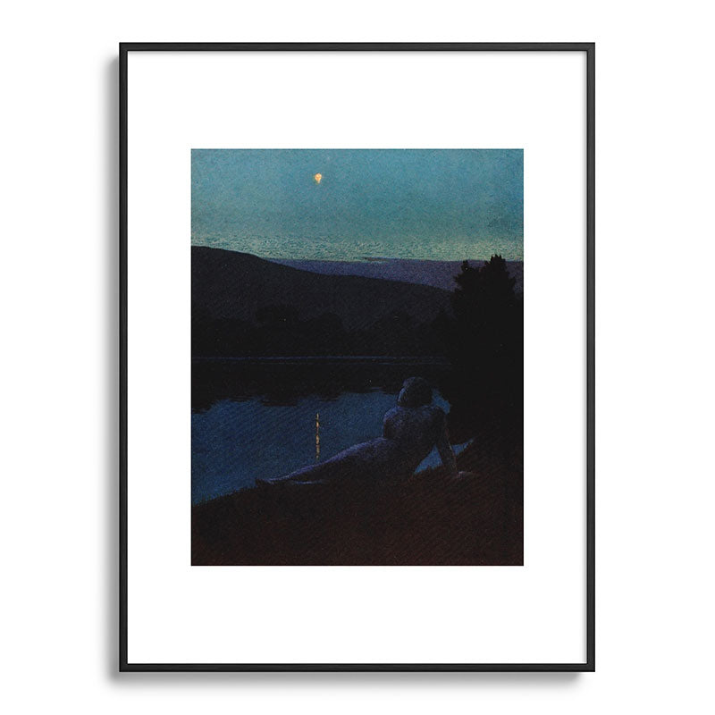 "The night follows along, with millions of suns, and sleep, and restoring darkness" (Margaret Cook) Framed Art Print
