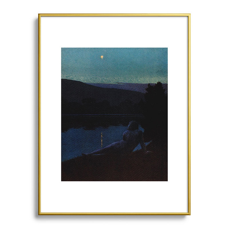 "The night follows along, with millions of suns, and sleep, and restoring darkness" (Margaret Cook) Framed Art Print