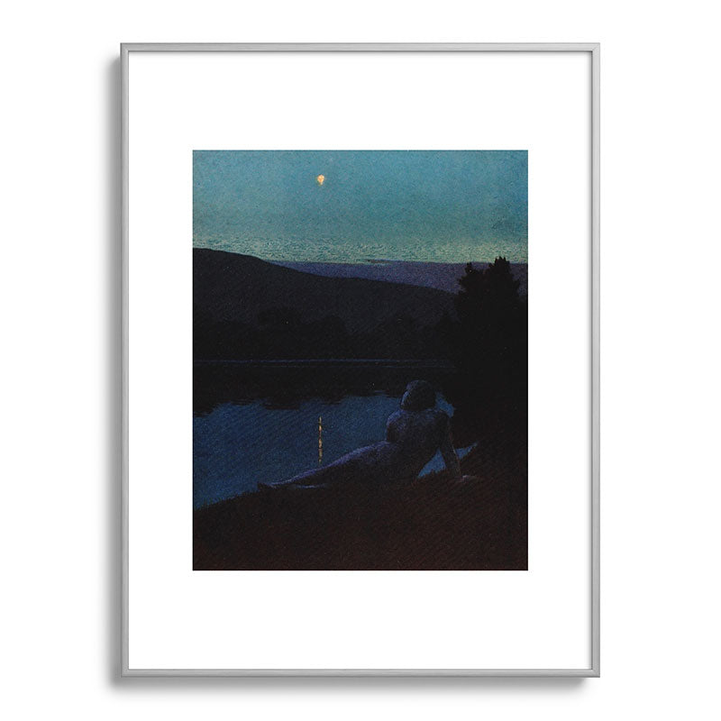 "The night follows along, with millions of suns, and sleep, and restoring darkness" (Margaret Cook) Framed Art Print