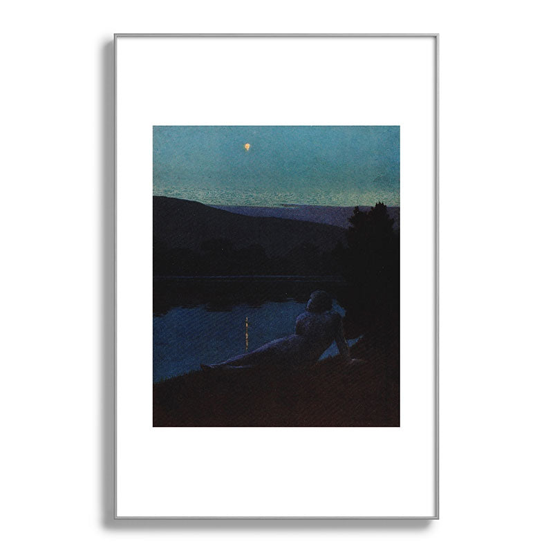 "The night follows along, with millions of suns, and sleep, and restoring darkness" (Margaret Cook) Framed Art Print