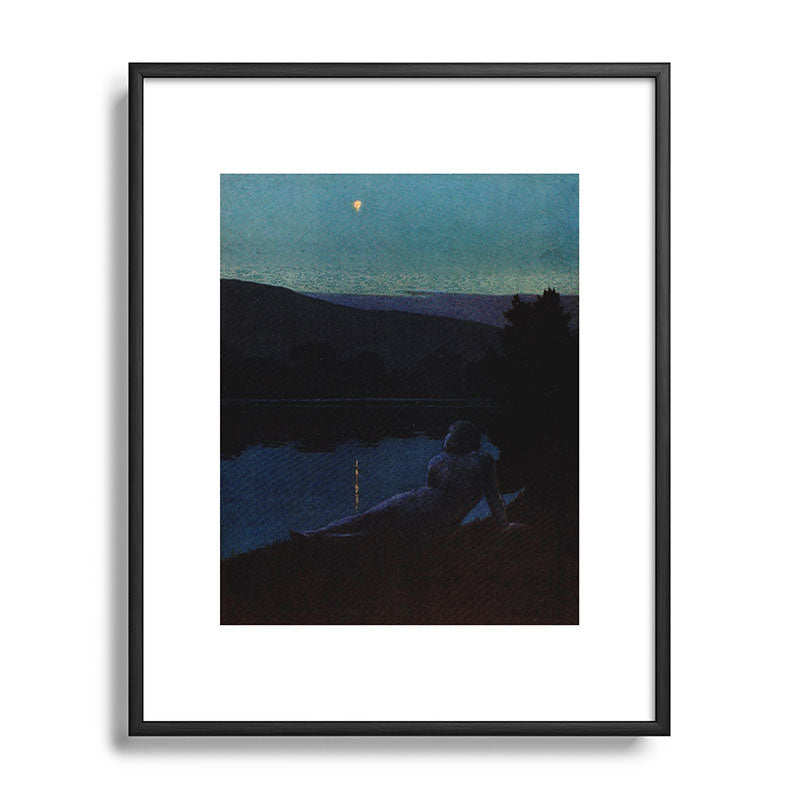"The night follows along, with millions of suns, and sleep, and restoring darkness" (Margaret Cook) Framed Art Print
