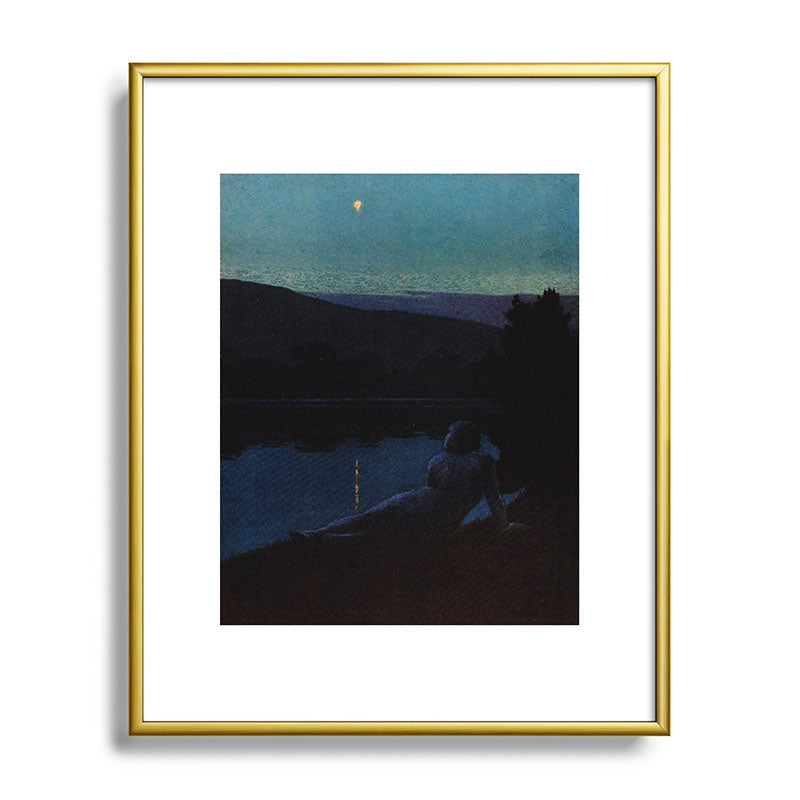 "The night follows along, with millions of suns, and sleep, and restoring darkness" (Margaret Cook) Framed Art Print