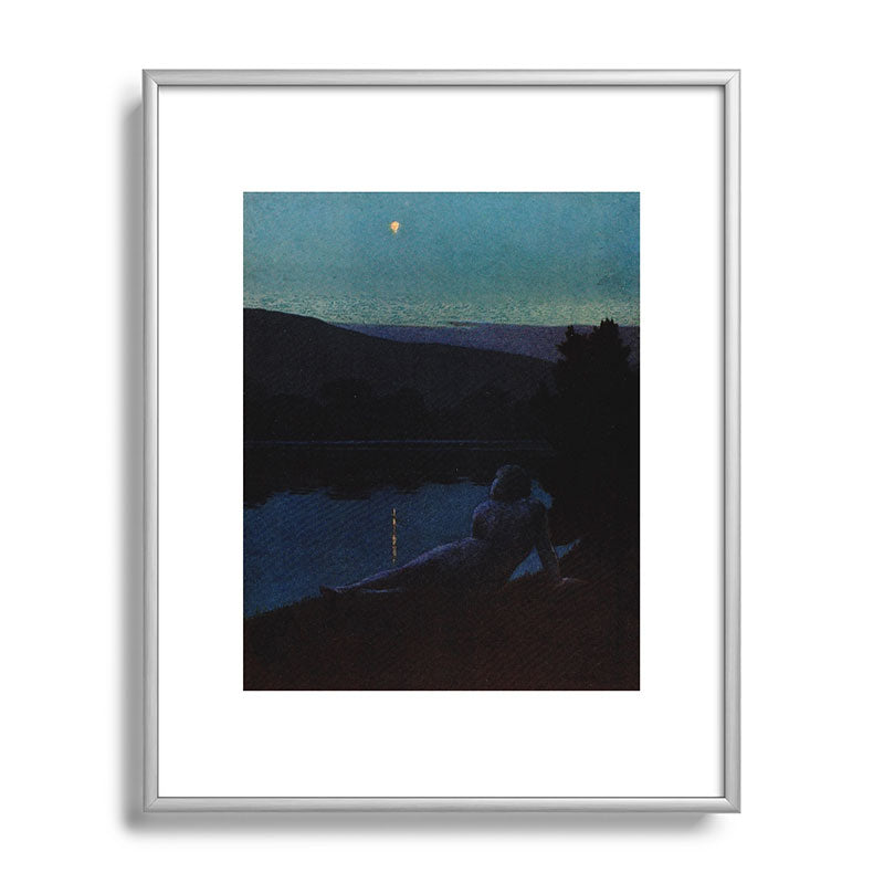 "The night follows along, with millions of suns, and sleep, and restoring darkness" (Margaret Cook) Framed Art Print