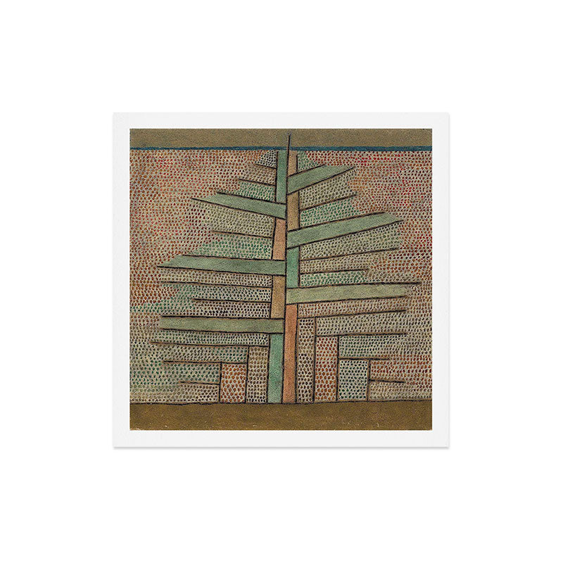 "The Pine Tree" by Paul Klee (1932) Art Print