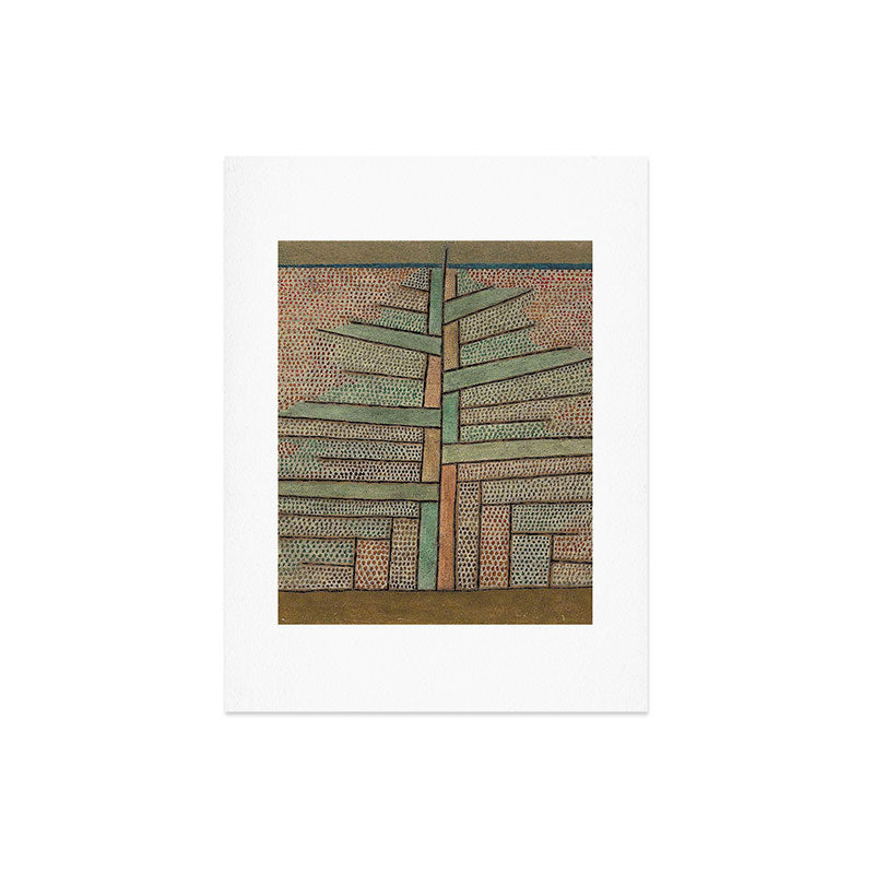 "The Pine Tree" by Paul Klee (1932) Art Print