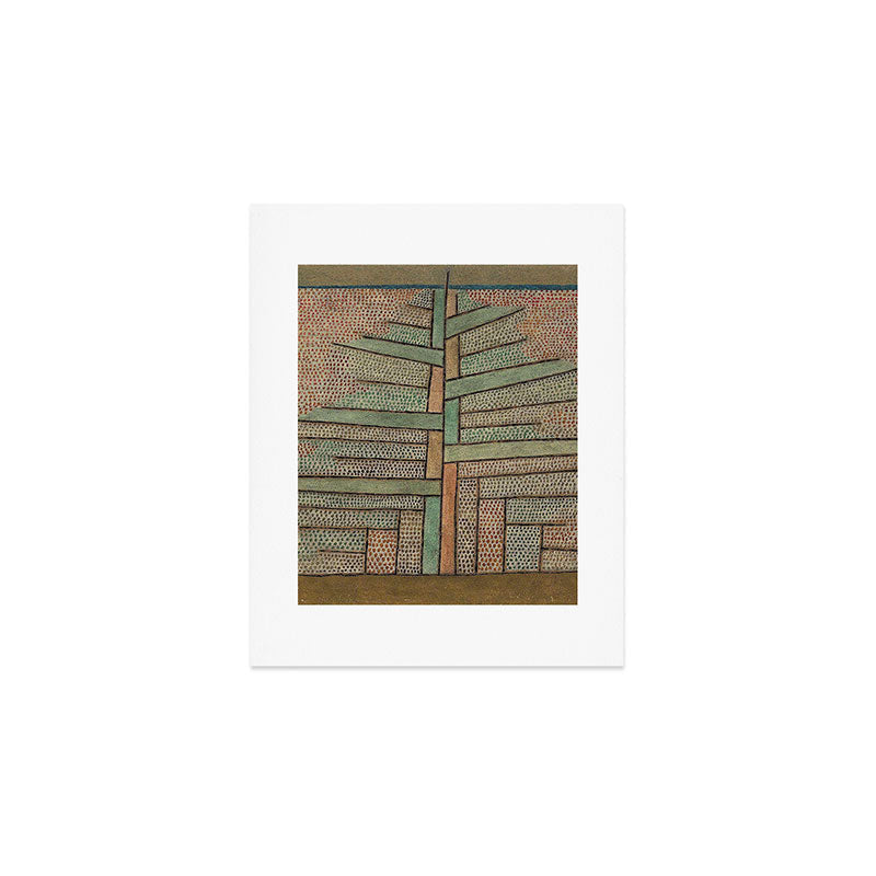 "The Pine Tree" by Paul Klee (1932) Art Print