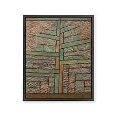 "The Pine Tree" by Paul Klee (1932) Framed Canvas Print