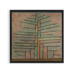 "The Pine Tree" by Paul Klee (1932) Framed Canvas Print