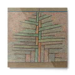 "The Pine Tree" by Paul Klee (1932) Metal Print
