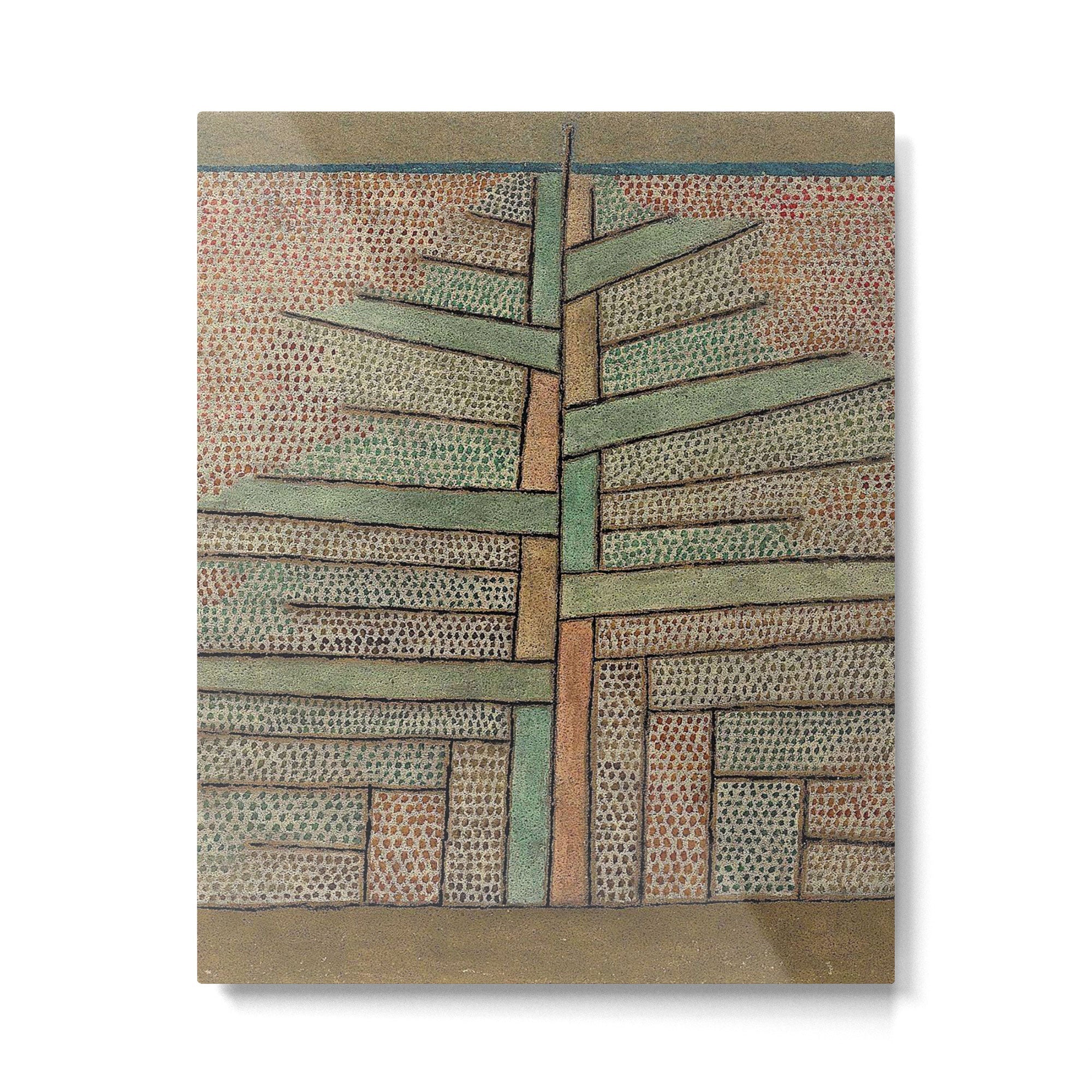 "The Pine Tree" by Paul Klee (1932) Metal Print
