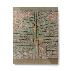 "The Pine Tree" by Paul Klee (1932) Metal Print