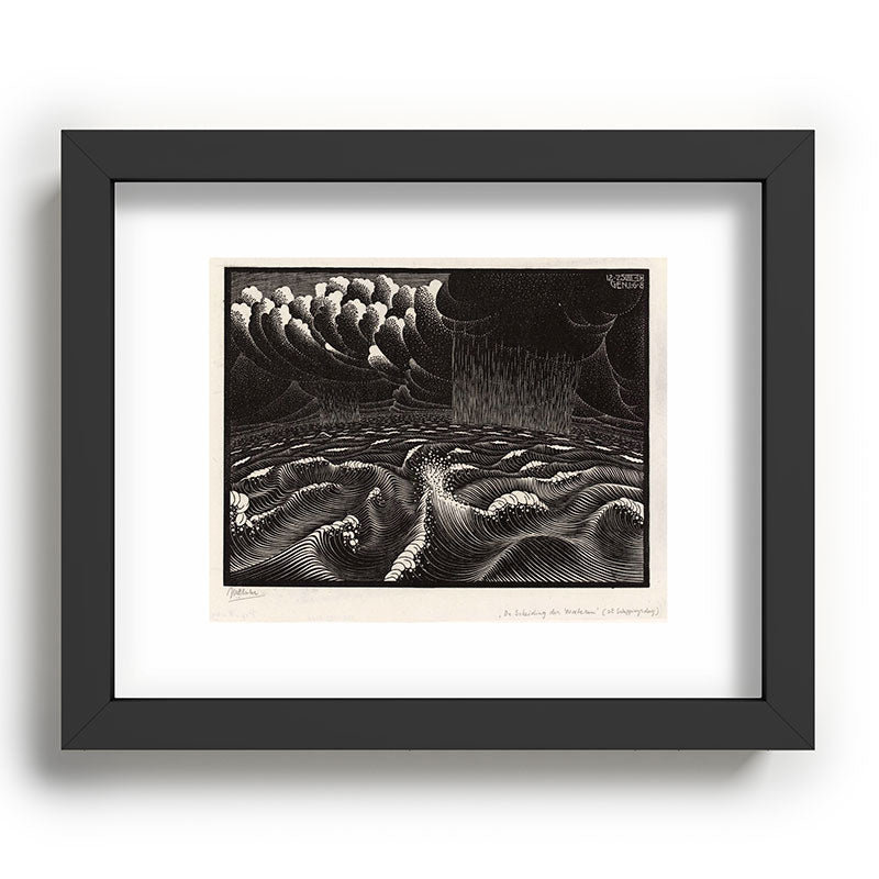 "The Second Day of Creation" by M.C. Escher Framed Art Print