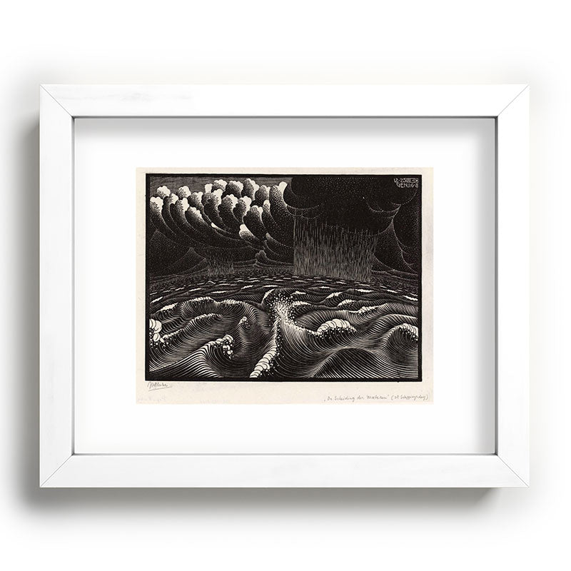 "The Second Day of Creation" by M.C. Escher Framed Art Print
