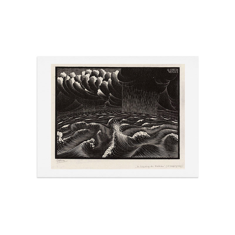 "The Second Day of Creation" by M.C. Escher Art Print