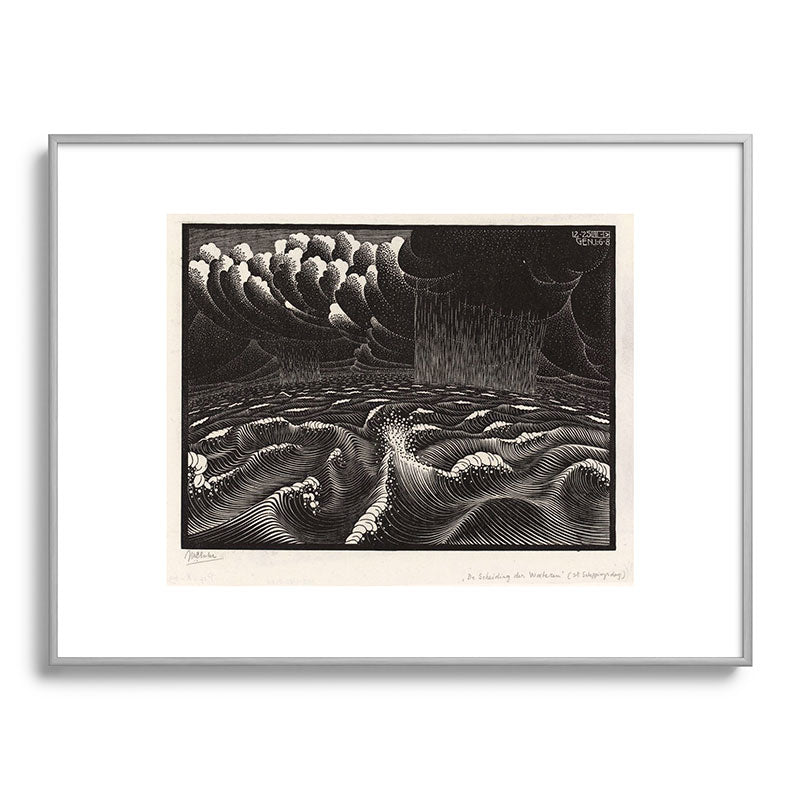 "The Second Day of Creation" by M.C. Escher Framed Art Print