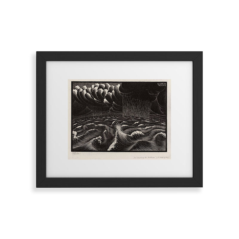 "The Second Day of Creation" by M.C. Escher Framed Art Print