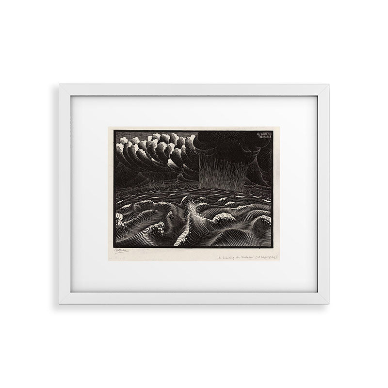 "The Second Day of Creation" by M.C. Escher Framed Art Print