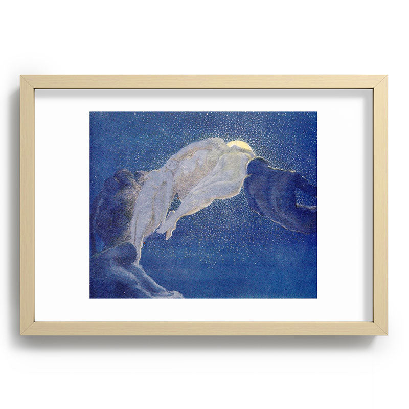 "The sleepers are very beautiful as they lie unclothed" Framed Art Print