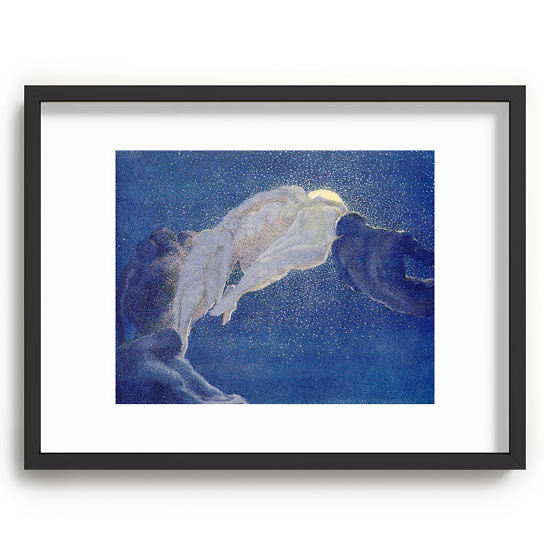 "The sleepers are very beautiful as they lie unclothed" Framed Art Print
