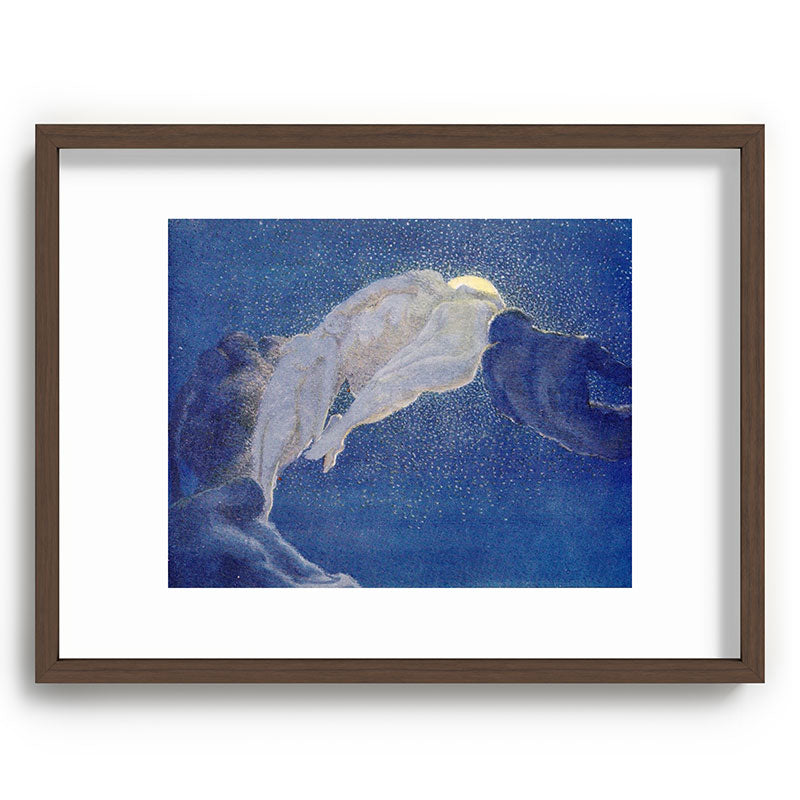 "The sleepers are very beautiful as they lie unclothed" Framed Art Print