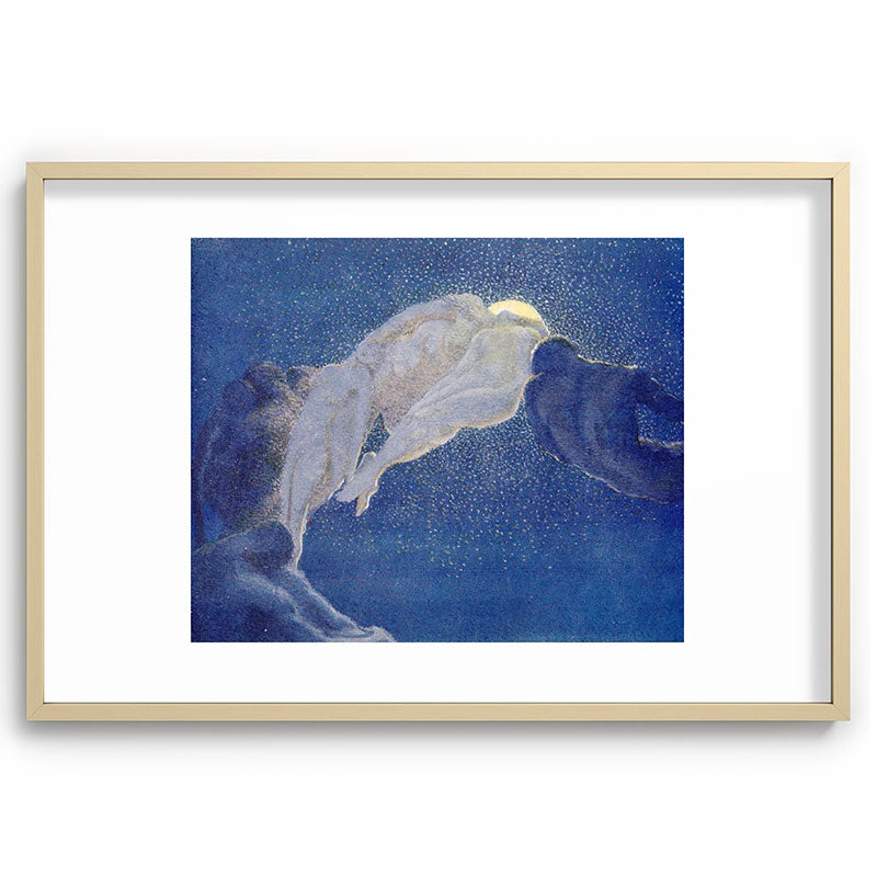 "The sleepers are very beautiful as they lie unclothed" Framed Art Print