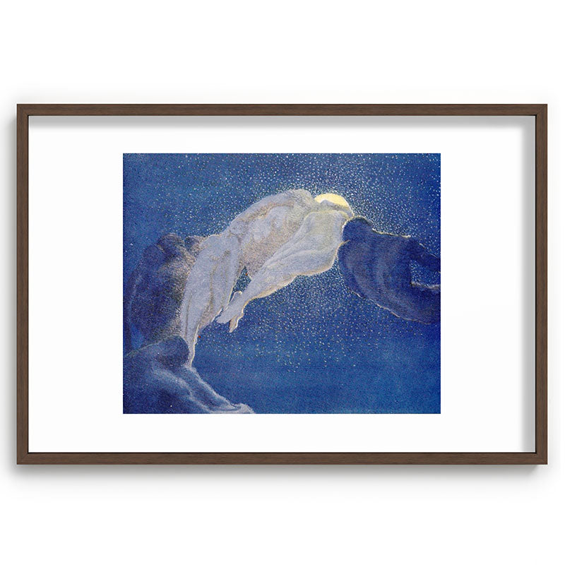 "The sleepers are very beautiful as they lie unclothed" Framed Art Print