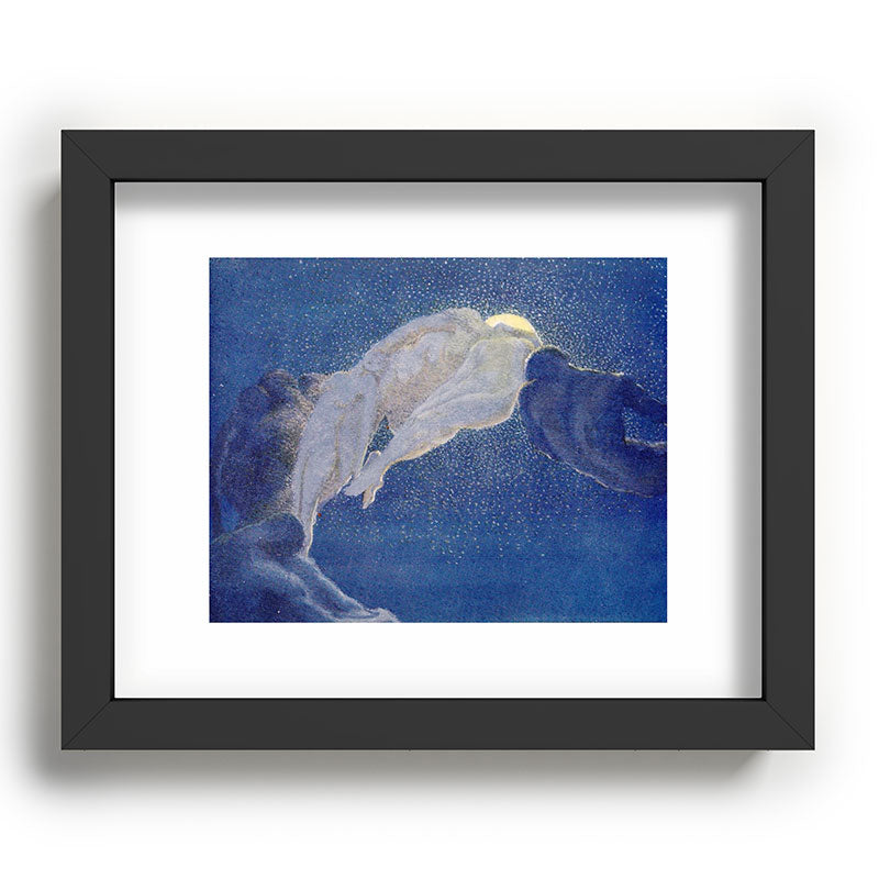 "The sleepers are very beautiful as they lie unclothed" Framed Art Print