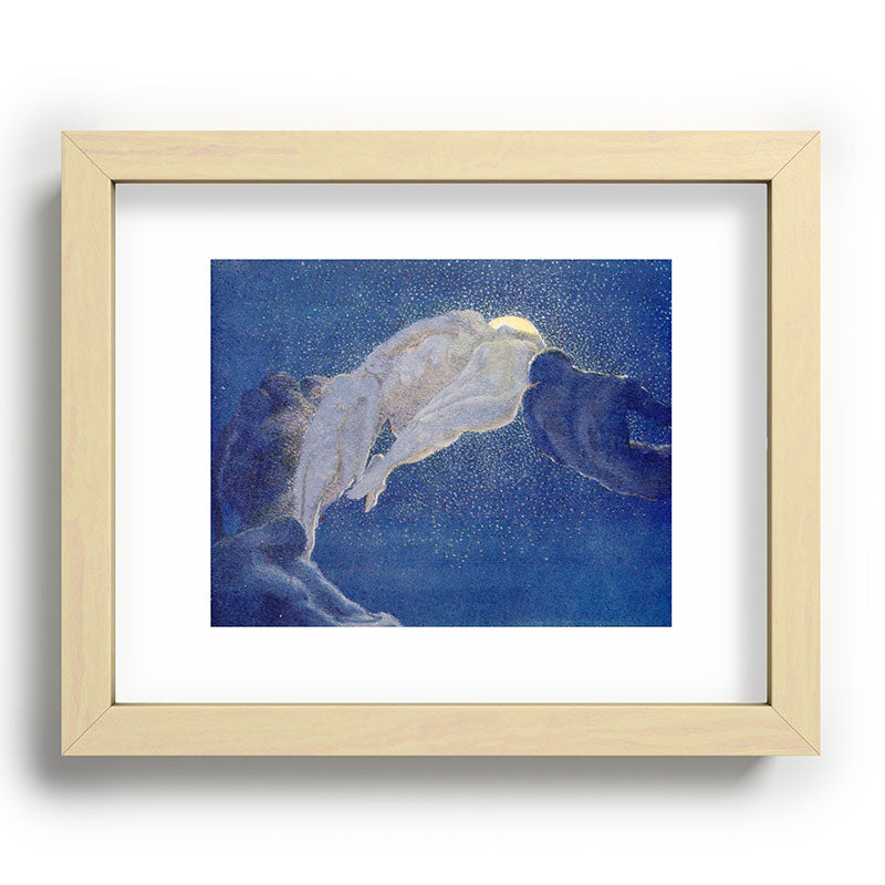 "The sleepers are very beautiful as they lie unclothed" Framed Art Print
