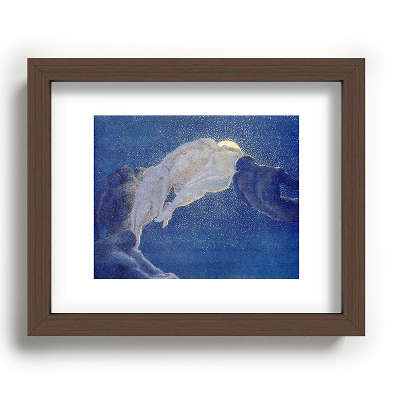 "The sleepers are very beautiful as they lie unclothed" Framed Art Print