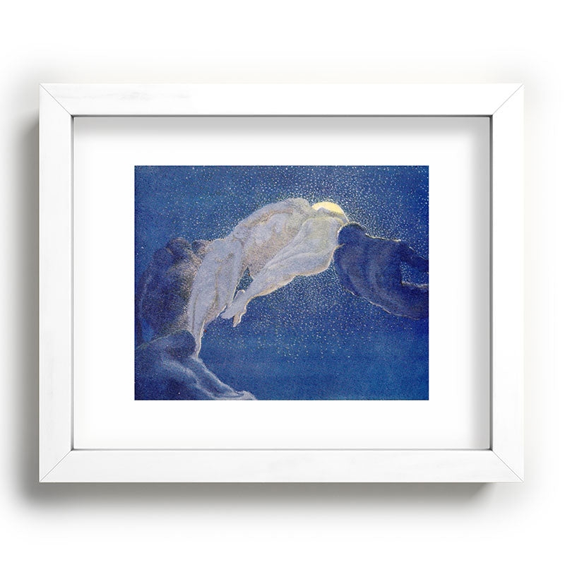"The sleepers are very beautiful as they lie unclothed" Framed Art Print