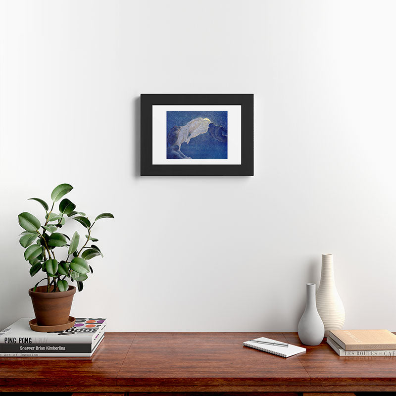 "The sleepers are very beautiful as they lie unclothed" Framed Art Print