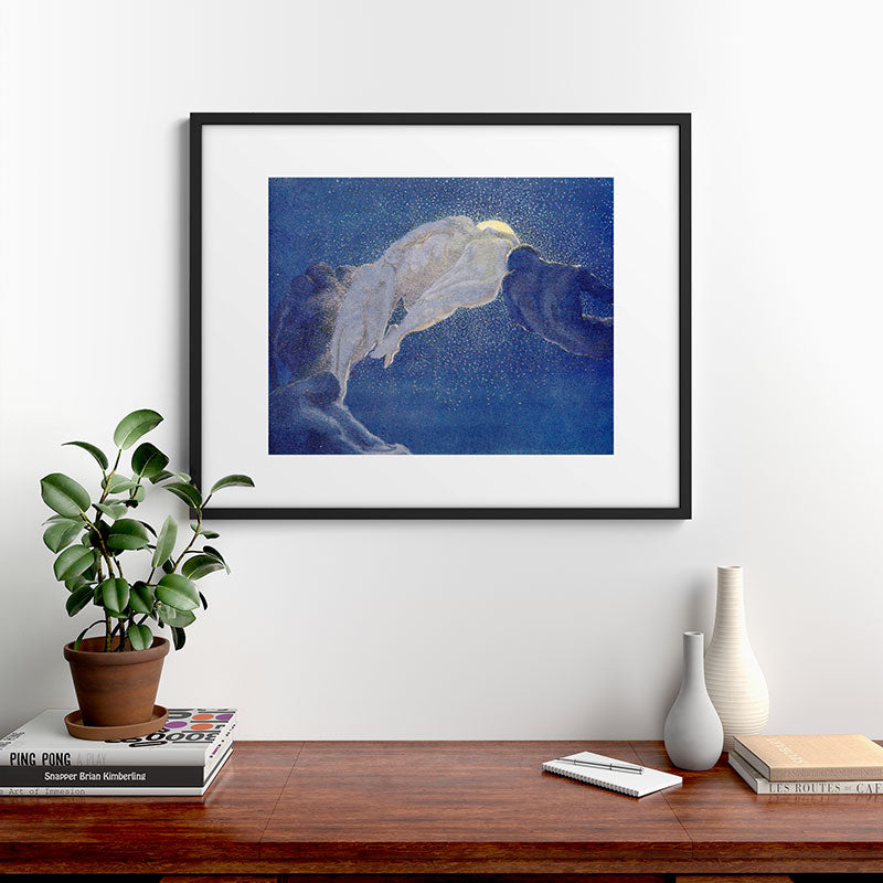 "The sleepers are very beautiful as they lie unclothed" Framed Art Print