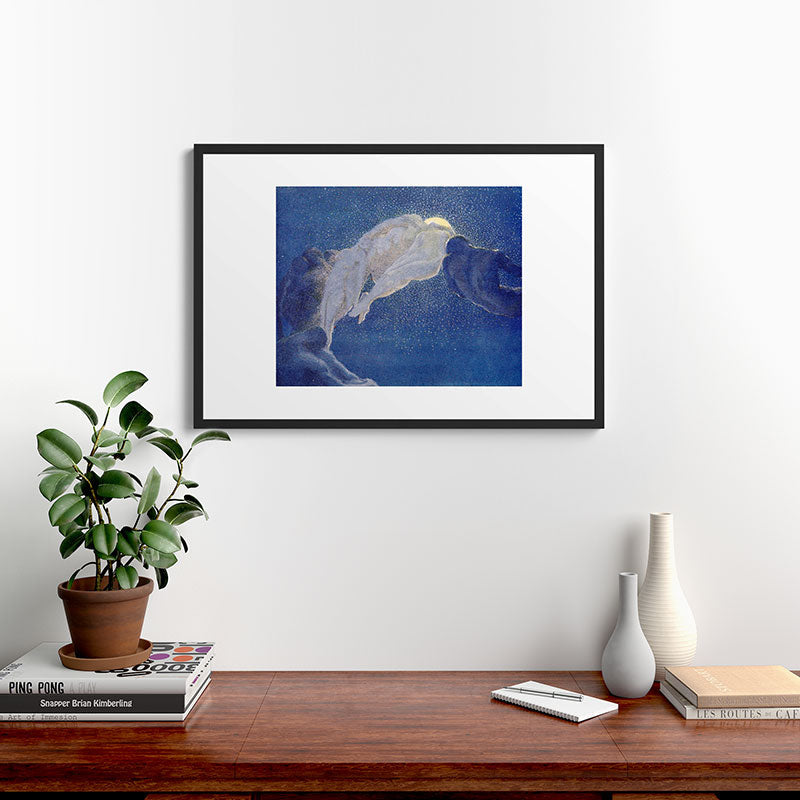"The sleepers are very beautiful as they lie unclothed" Framed Art Print