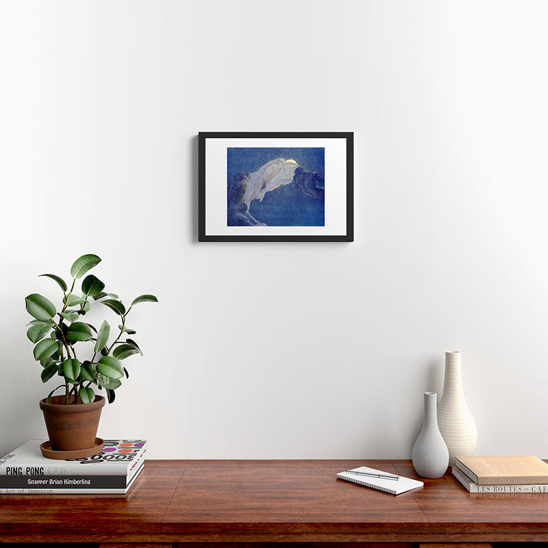 "The sleepers are very beautiful as they lie unclothed" Framed Art Print