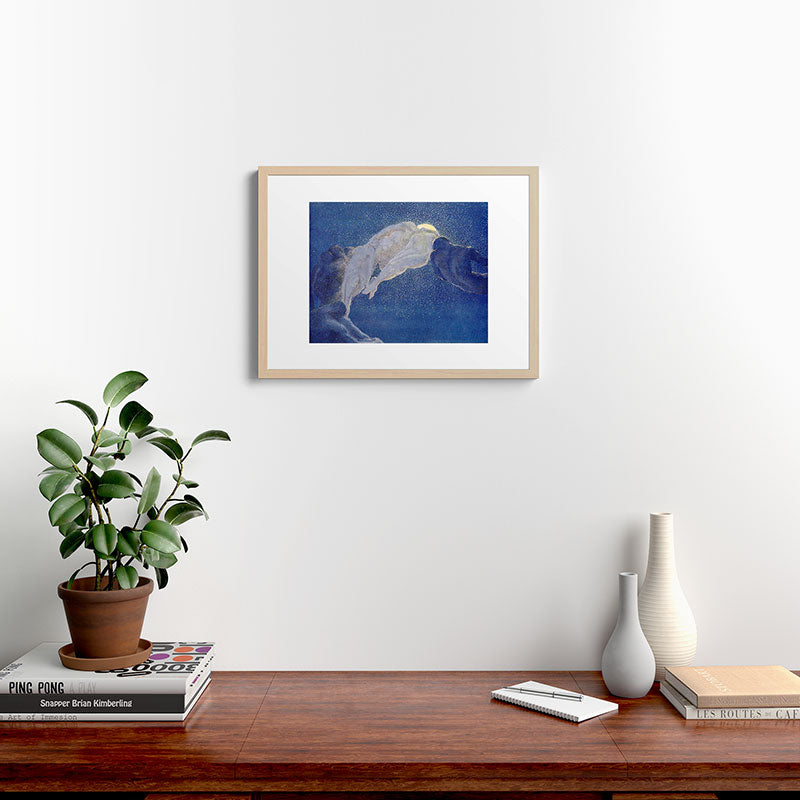 "The sleepers are very beautiful as they lie unclothed" Framed Art Print
