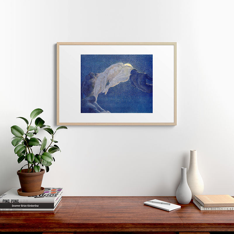 "The sleepers are very beautiful as they lie unclothed" Framed Art Print