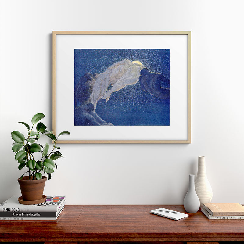 "The sleepers are very beautiful as they lie unclothed" Framed Art Print
