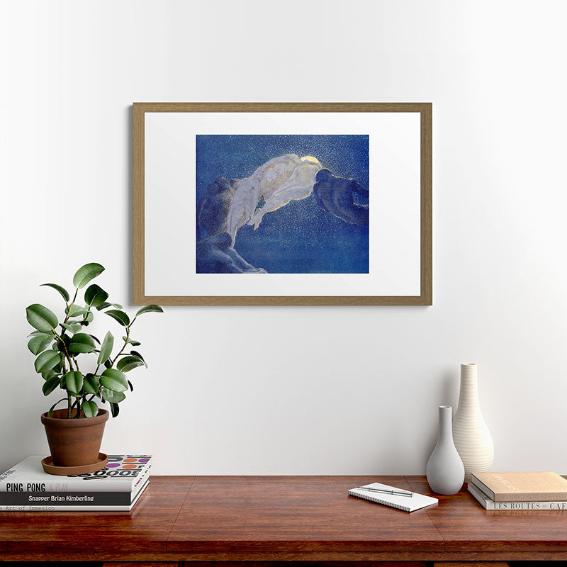 "The sleepers are very beautiful as they lie unclothed" Framed Art Print