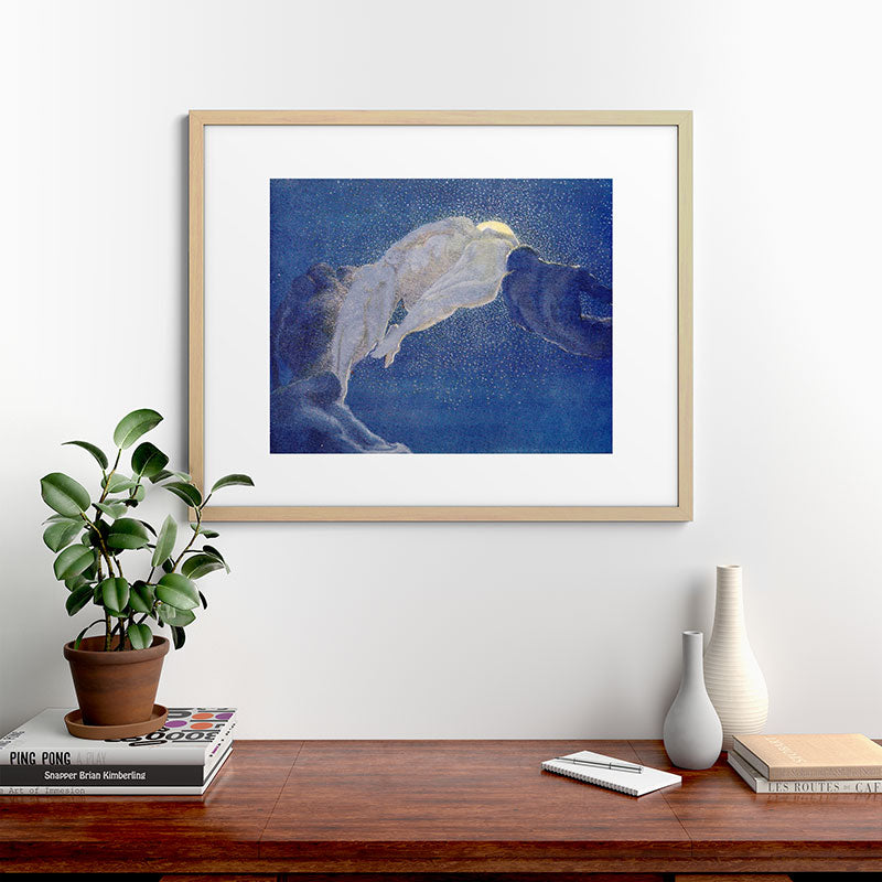 "The sleepers are very beautiful as they lie unclothed" Framed Art Print