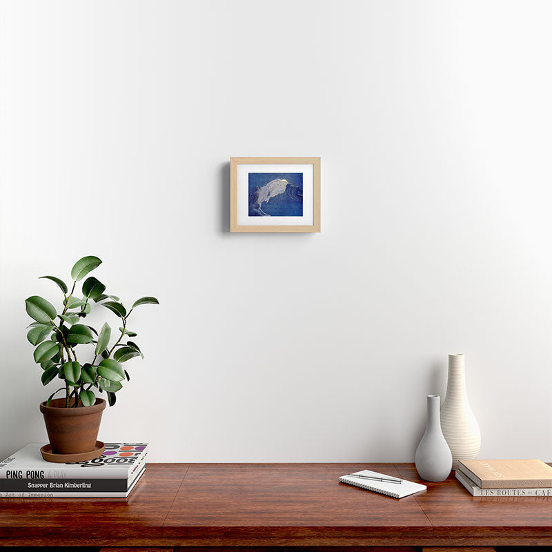 "The sleepers are very beautiful as they lie unclothed" Framed Art Print