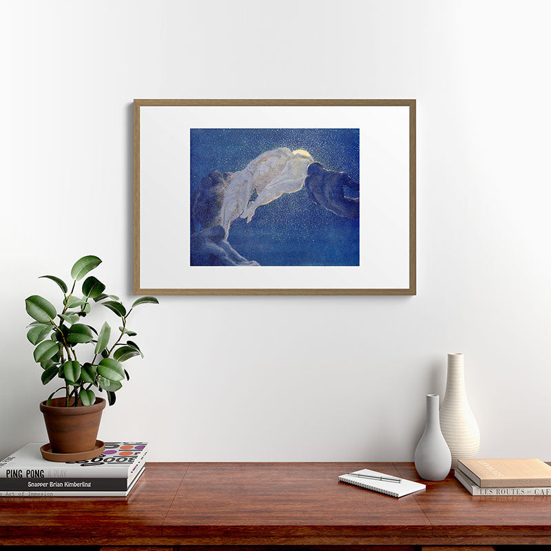 "The sleepers are very beautiful as they lie unclothed" Framed Art Print