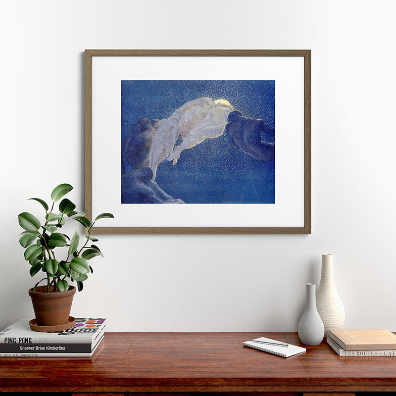 "The sleepers are very beautiful as they lie unclothed" Framed Art Print