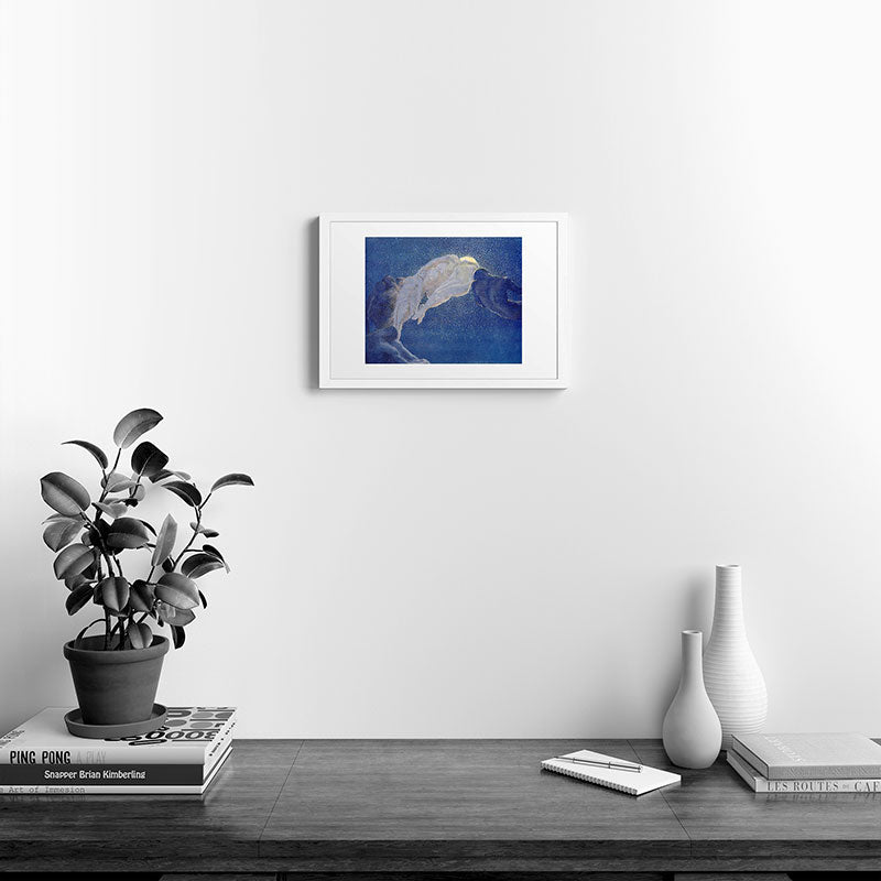 "The sleepers are very beautiful as they lie unclothed" Framed Art Print